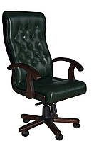 Кресло руководителя Richard extra 1.031 комбинированная кожа люкс LE-A (Примтекс Плюс ТМ) дерево 1.031/ кожа LE-13