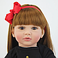 Лялька вінілова 55см, ручна робота, вишукана лялька для дівчинки, Reborn Baby Doll 19, фото 6