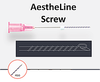 Мезонити Screw (Скрю-спиральные ) AestheLine 20 шт.