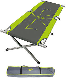 Туристичне розкладне ліжко Norfin Aspern | Міцний каркас, зручна конструкція | Для риболовлі та відпочинку