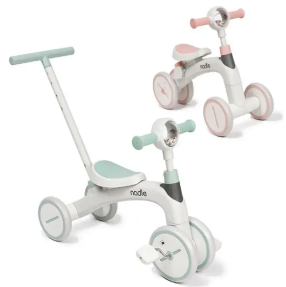 Дитячий біговел-велосипед трансформер 3 в 1 "Maraton Nodle A5" з батьківською ручкою (2 кольори) 2+.