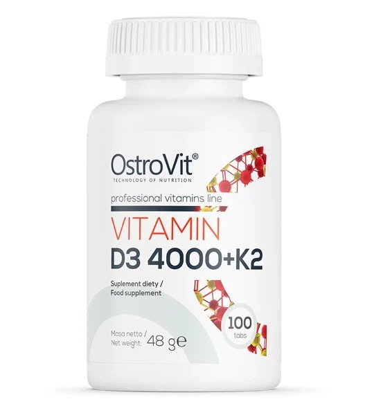 OstroVit Vitamin D3 4000 + K2 100 tabs