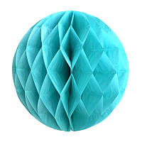 Куля з паперу Соти 25 см тіфані блакитний