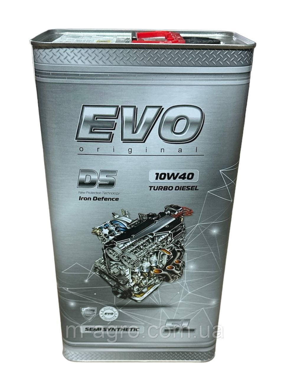 Олива моторна EVO D5 10W-40 (5 л.) TURBO DIESEL (вир-во EVO)