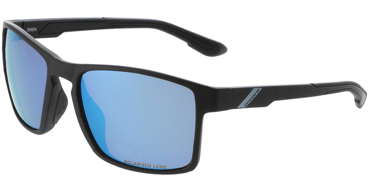 Окуляри Arcore OWEN Polarized (чорні, блакитний REVO)