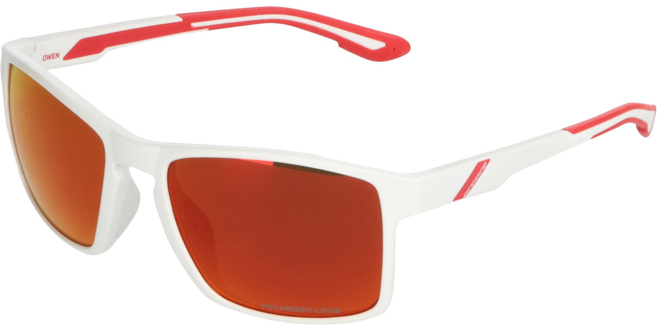 Окуляри Arcore OWEN Polarized (білі, червоний REVO)