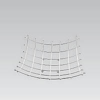Фруктовниця металевий кошик Maestro MR-1039 хромований 26x26 см декоративний настільний