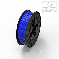 ЭКО PLA (ПЛА) пластик 3Dplast филамент для 3D принтера, 1.75 мм, 0.85 кг синий