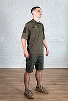 Комплект мужской военной формы олива рип стоп летняя полевая костюм тактический хаки rip stop уставной всу