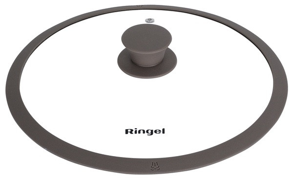 Кришка скляна до сковорідки 28 см "Ringel" Universal з силік. обідком