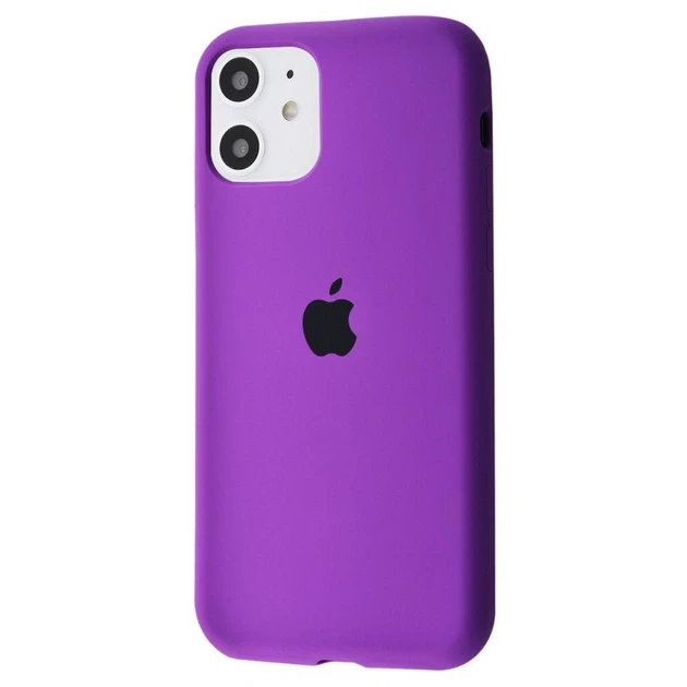 Чохол силіконовий для Айфон 11 / Silicone Full Case для iPhone 11 (Фіолетовий/ Purple), фото 1