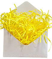 Бумажный наполнитель 25 г 4мм Желтый неон