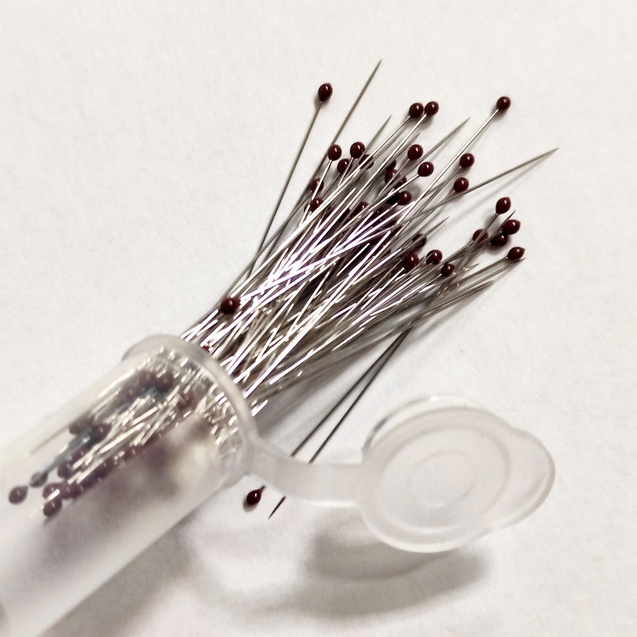 Шпильки швейні Peri однострижневі у футлярі довжина 38 мм товщина 0,32 мм упаковка 100 штук № 1 (6810)