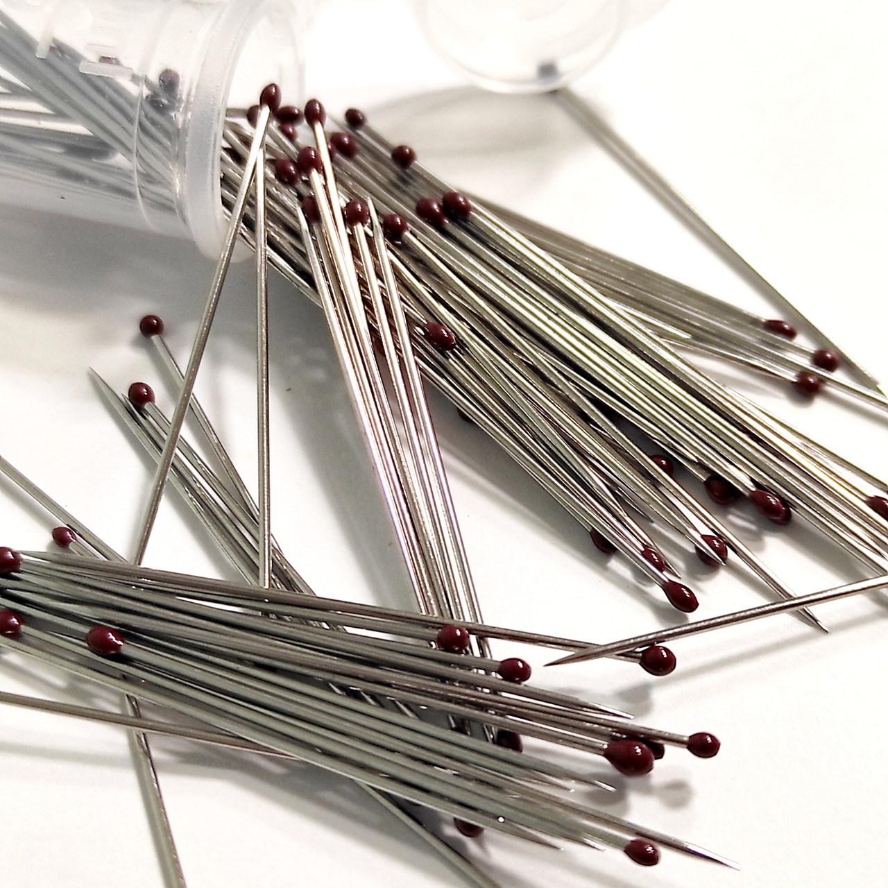 Шпильки швейні Peri однострижневі у футлярі довжина 38 мм товщина 0,71 мм упаковка 100 штук № 5 (6814)