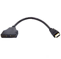 Адаптер разветвитель HDMI на 2 HDMI сплиттер New n