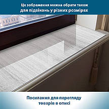 Покриття для столу, м'яке скло з фотодруком, текстура Білого дерева 60 х 100 см (1,2 мм) МСПБ-tx_335, фото 5