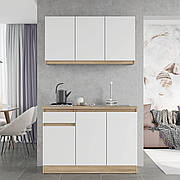 Кухня ЕКО НОВА К-5 комплект 1,2 м Зі стільницею Сонома/Білий