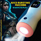 Автоматичний мастурбатор із навушниками та дисплеєм Sex robot USB Type-C, фото 8