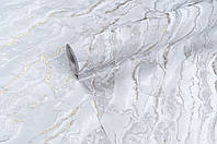 Обои под мрамор метровые виниловые на флизелине Vinil LS Lagoona DHL-1651/3 холодный-бежевый (1,06х10,05 м)