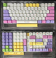Колпачки для клавиш PBT Keycaps XDA Profile 135/104/87/61 для механической клавиатуры кейкапи ПБТ