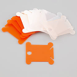 Пластикові котушки для намотування та зберігання ниток 3,8х3,5 см 10 шт. Різнокольоровий