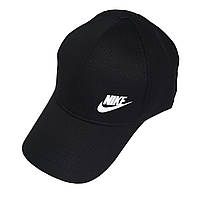Кепка со светоотражающим логотипом Nike мужская женская бейсболка Найк Черная размер M 1204