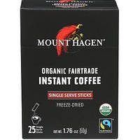 Растворимый кофе Mount Hagen Organic в стиках - 25 стиков