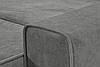 Диван Манго (255 × 110 см, велюр, темно-сірий) ІМІ, фото 7