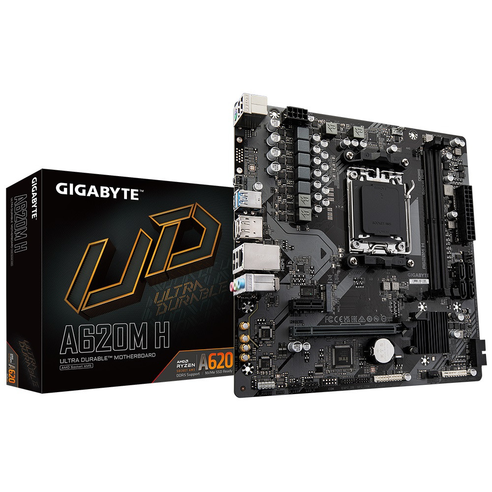 Материнська плата Gigabyte A620M H Socket AM5, фото 1