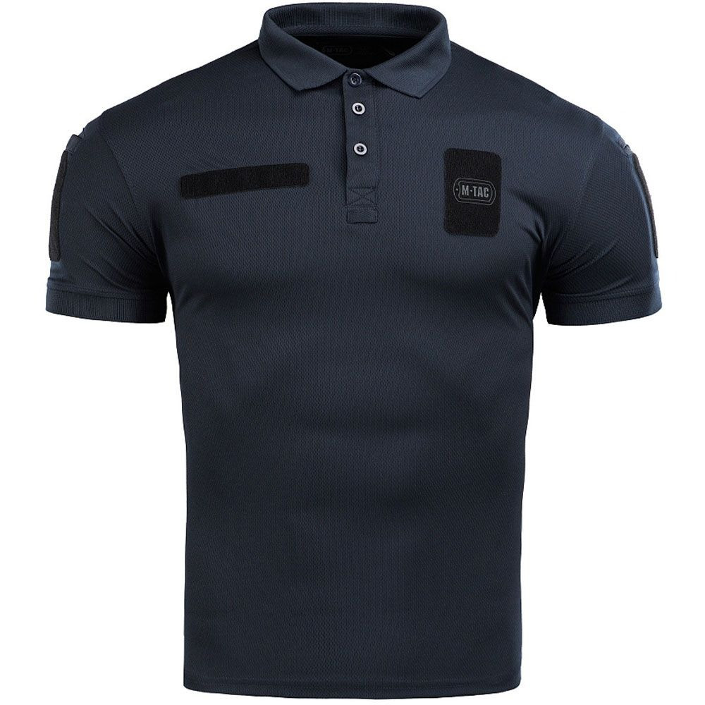 Футболка M-TAC polo Elite Tactical Coolmax Dark Navy Blue (80010015) РОЗМІР L