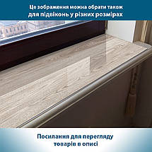 Покриття для столу, м'яке скло з фотодруком, текстура Світлого дерева 60 х 100 см (1,2 мм) МСПБ-tx_336, фото 5