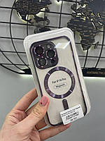 Чехол силиконовый с закрытой камерой Magsafe iPhone 14 Pro,Чехол с поддержкой MagSafe для Айфон 14 Про