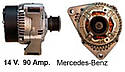 Генератор б/у MERCEDES 200 Sprinter 214 308 314 414 Vito 113 114 VW LT 28-35 40-55 2.0 2.3, фото 7