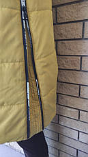 Жилетка жіноча подовжена демісезонна великих розмірів високої якості COOL FASHION, фото 4