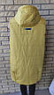 Жилетка жіноча подовжена демісезонна великих розмірів високої якості COOL FASHION, фото 10
