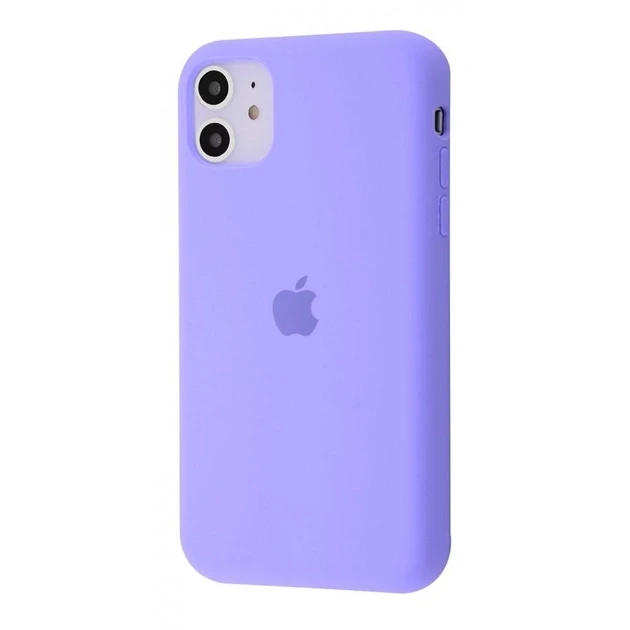 Чохол силіконовий для Айфон 11 / Silicone Full Case для iPhone 11 (Світло фіолетовий/ Lilac Purple), фото 1
