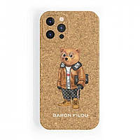 Чехол для Apple iPhone 13 Cute Casual Bear Baron Filou Series Коричневый