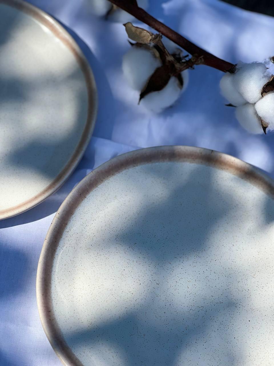 Тарілка Кругла 24 см Latte, фото 1