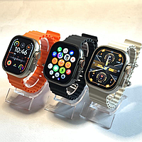Умные наручные Смарт часы унисекс с NFC | Наручные часы Smart Watch GS9 Ultra 49mm. Серебряный