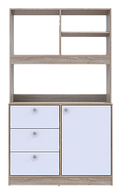 Міні-кухня Лея Сонома / Білий ДСП 100х43х171 (81359335)