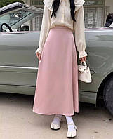 Женская юбка в стиле миди из плотного шелка Армани пояс на резинке 42-44 46-48 50-52