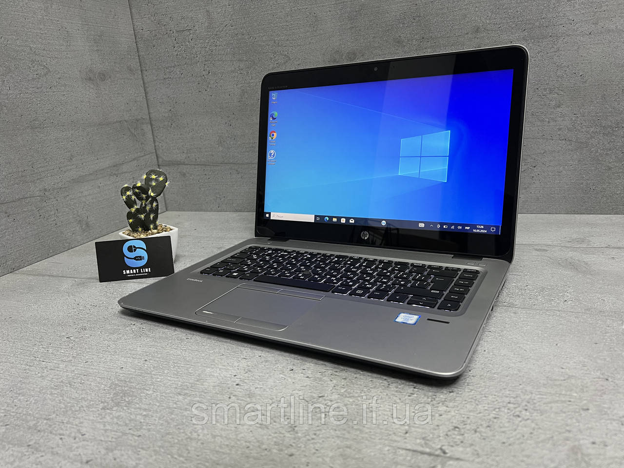 I7-6600U 14” 12gb FullHD 1tb 128gb Стильний ноутбук НР ХП 840g3, фото 1
