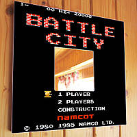 Декоративное зеркало "Танчики Денди 8 бит. Battle City" ностальгия Dendy, ретро игры, декор детской, спальни