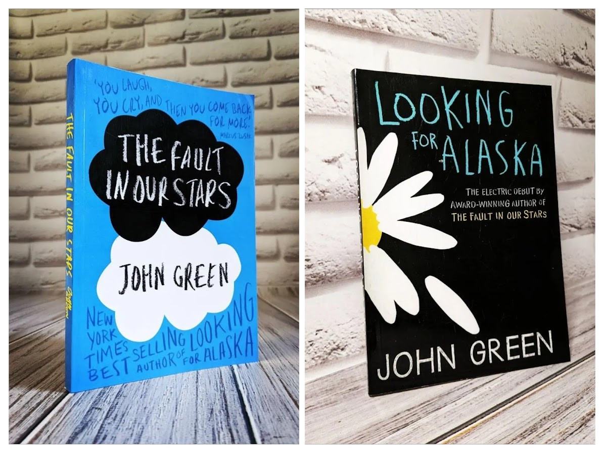 Набір книг "The Fault in Our Stars" (Провина зірок),"Looking for Alaska" (В пошуках Аляски) англійською мовою
