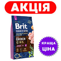 Brit Premium Junior S Chicken 8 кг / Брит Премиум Джуниор С Курица 8 кг - корм для собак