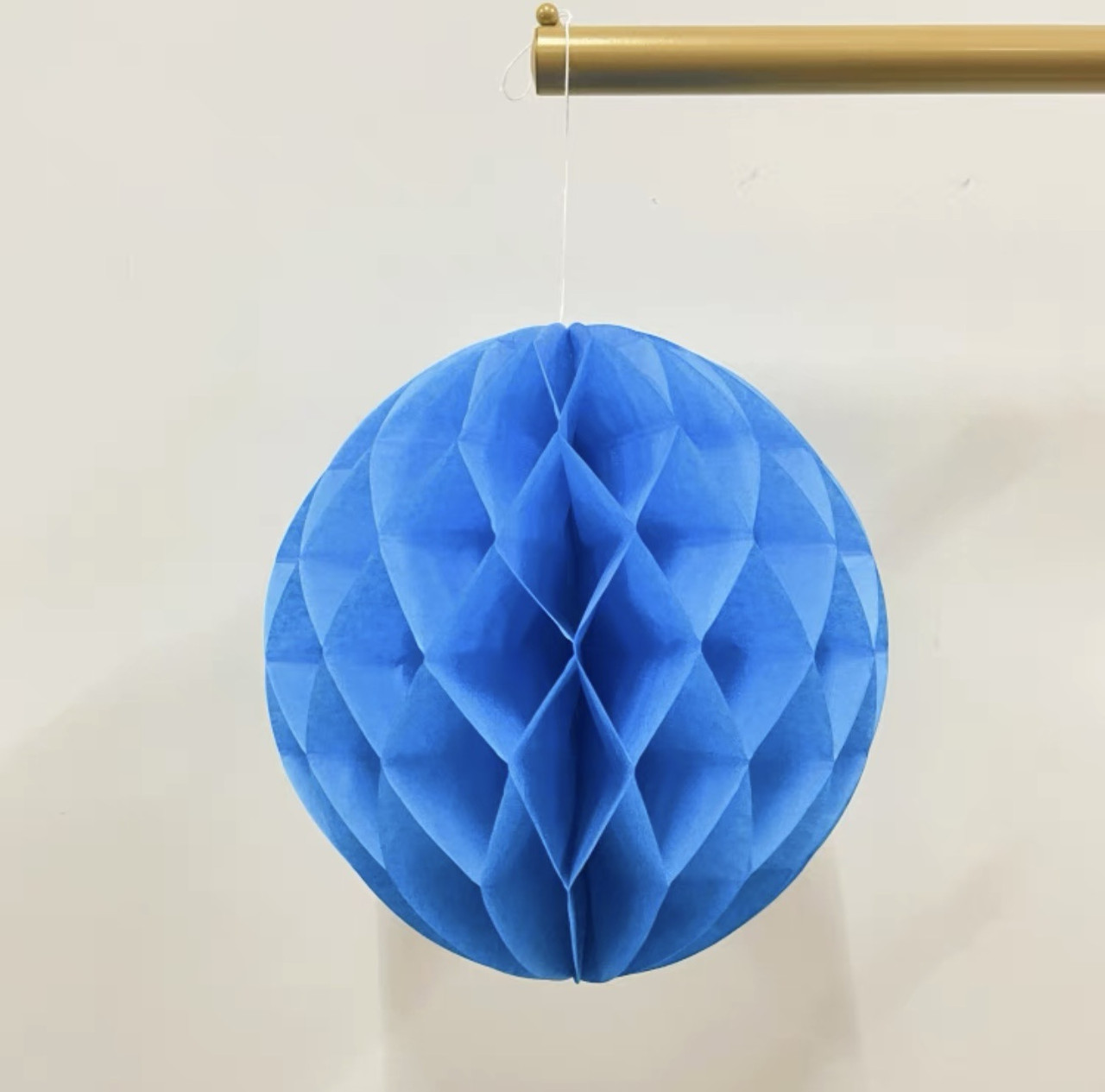 Куля з паперу Соти 25 см блакитний, фото 1