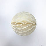 Куля з паперу Соти 25 см айворі, фото 2
