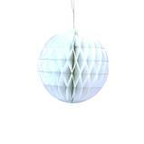 Куля з паперу Соти 25 см білий, фото 3