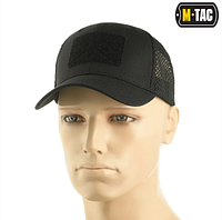 Тактическая бейсболка с сеткой рип-стоп Черный S/M, кепка с липучкой, тактическая кепка MIVAX