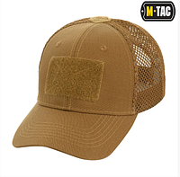 Тактическая бейсболка с сеткой рип-стоп Койот S/M, кепка с липучкой, тактическая кепка MIVAX